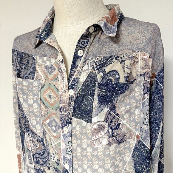 Charlie B's Multi Color Blouse - Picture 5 of 11